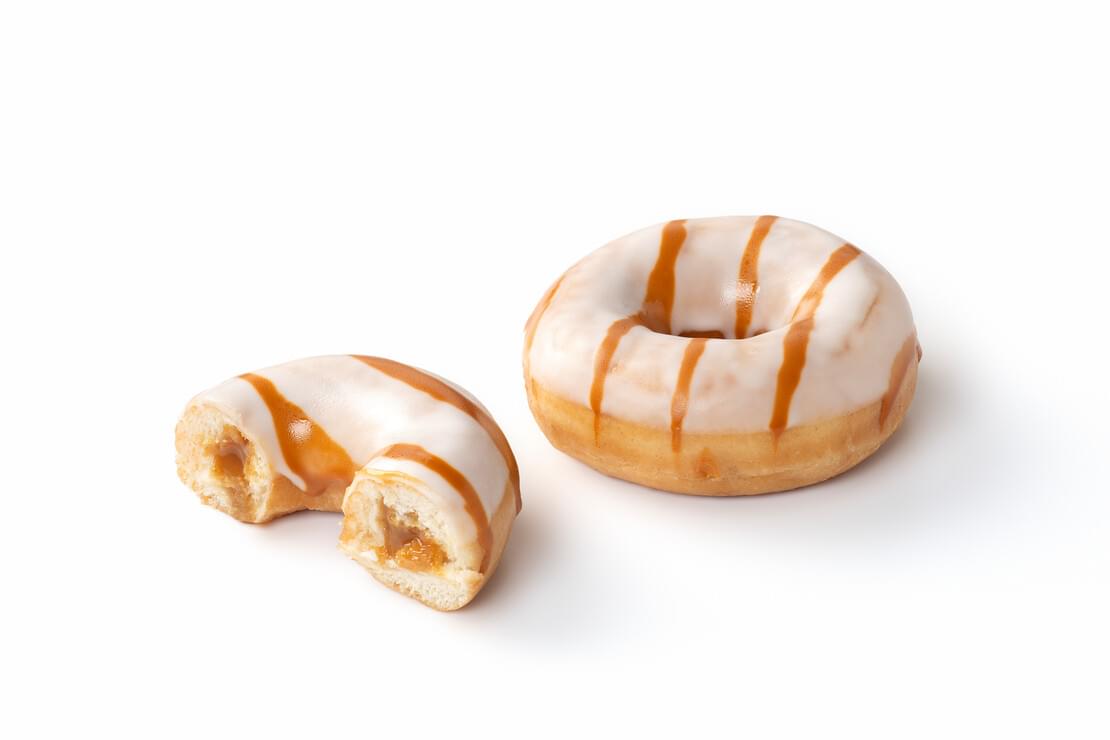 Donut fourré parfum caramel Donut fourré parfum caramel