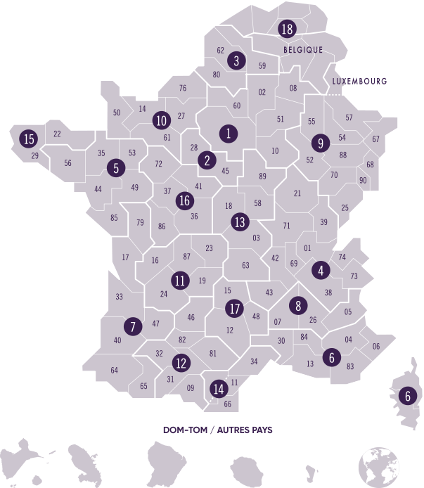 Carte de France