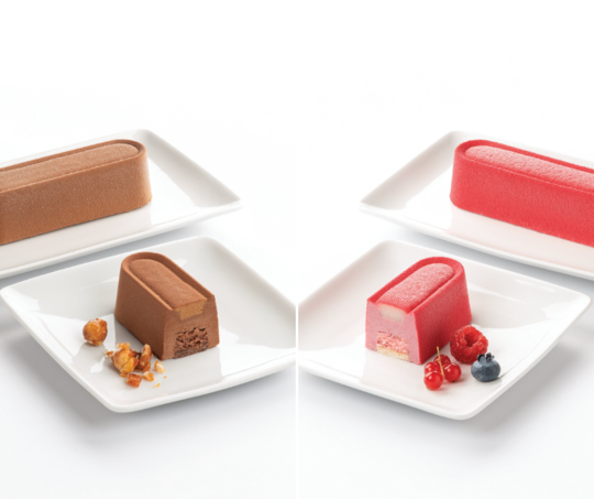 Lingot croustillant chocolat et fruits rouges