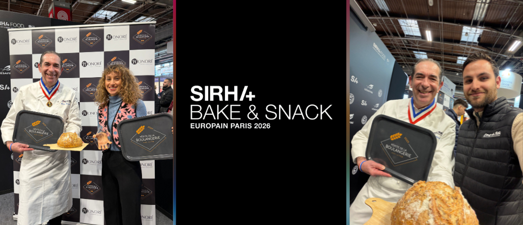 Notre équipe reçoit deux prix aux pépites de la boulangerie au Sirha 2025