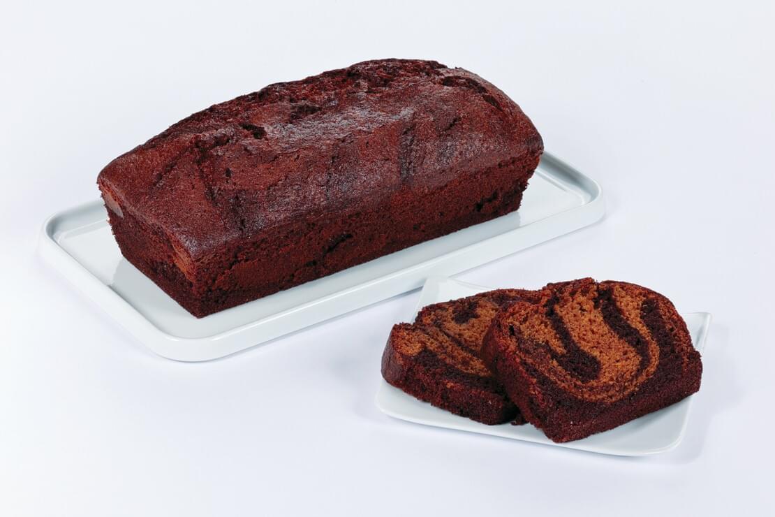 cake marbré cacao caramel Les Secrets du Fournil